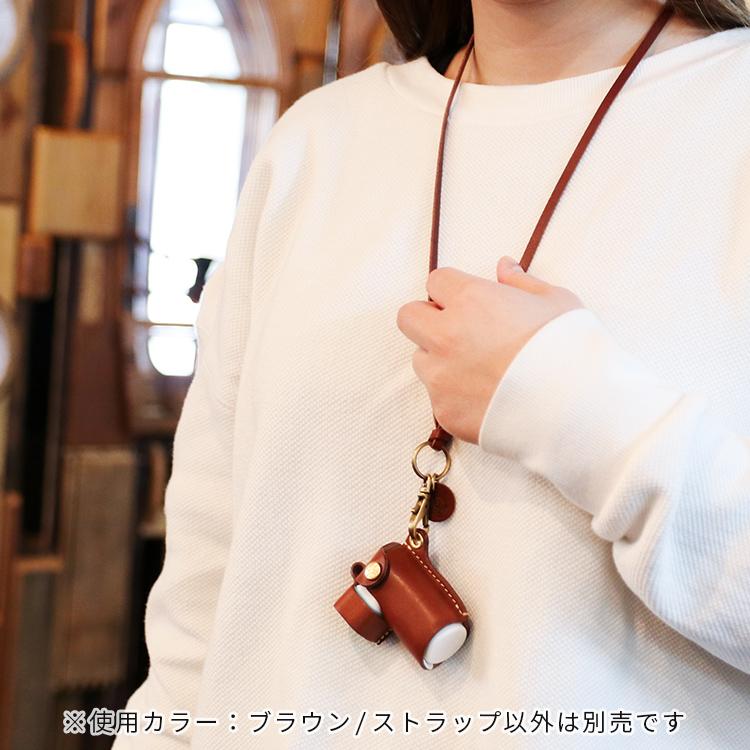 HUKURO ネックストラップ light 本革 栃木レザー メンズ レディース