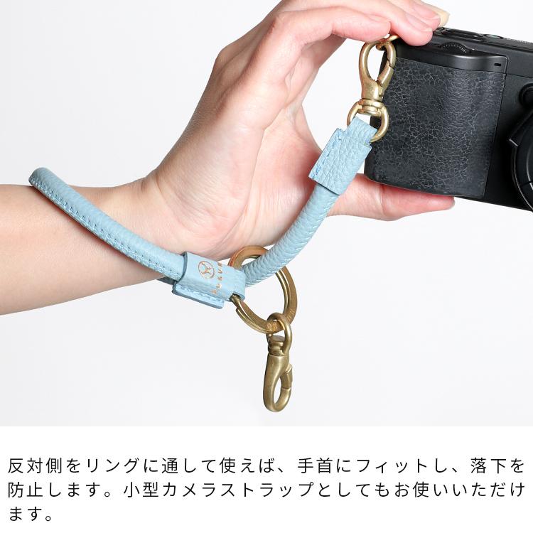ハンドストラップ スマホストラップ 本革 レザー vibrant series 手首