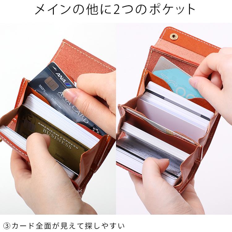 カードケース カードいっぱいケース [C50] 本革 栃木レザー レディース