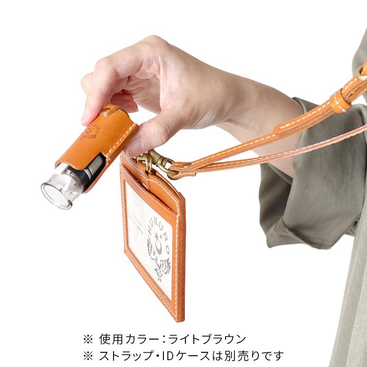 HUKURO シャチハタ キャップレス9 カバー 栃木レザー 本革 メンズ