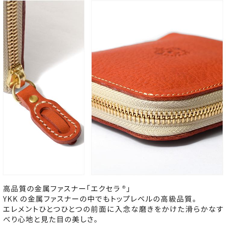 【期間限定】レッド 二つ折り財布 大きく開く 小さな財布 メンズ 本革 栃木 レザー 大容量 ファスナー コンパクト 日本製 HUKURO フクロ 父の日の画像