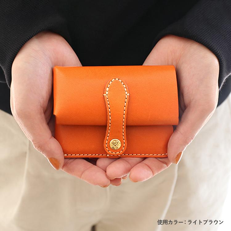HUKURO 三つ折り 財布 JITAN -compact- 本革 栃木レザー HUKURO 三つ折り 財布 JITAN -compact- 本革 栃木レザー