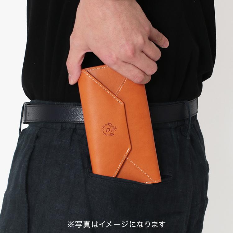 HUKURO 【期間限定】レッド 小さい長財布 -letter- コンパクト長財布