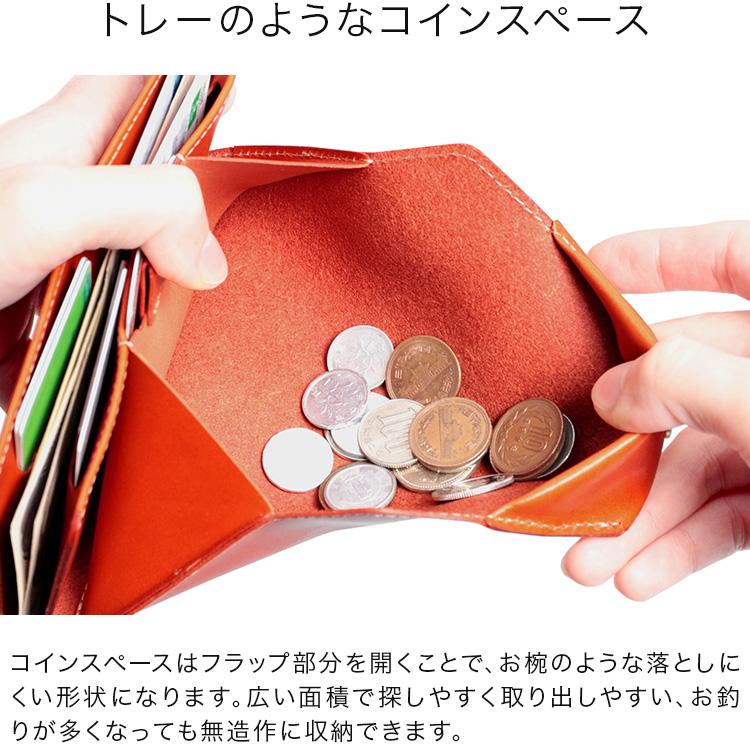 HUKURO 【期間限定】レッド 小さい長財布 -letter- コンパクト長財布