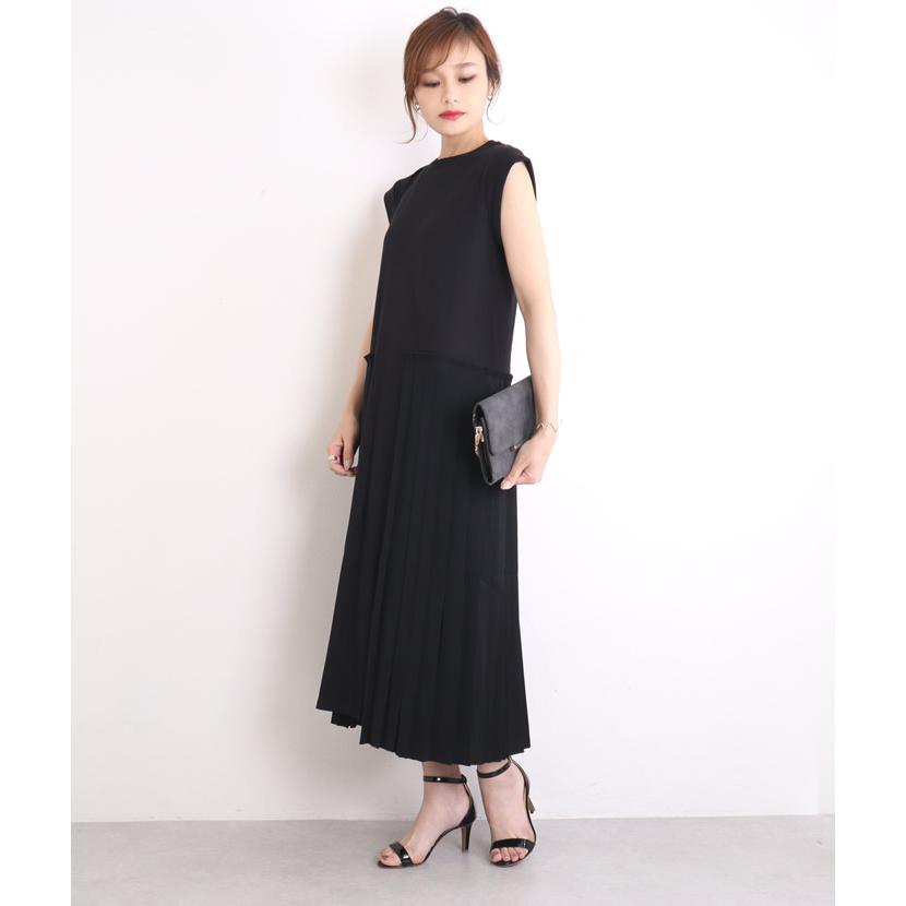 閉店セール ロングワンピース レディース ノースリーブ 春 夏 黒  