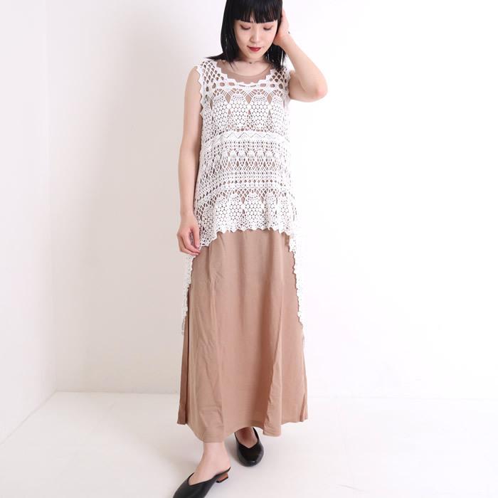 ロングワンピース 夏 レディース ノースリーブワンピース 黒 ノースリーブ 袖なし フレアワンピース 04 na ジャッコランタンjackolantern 通販 Yahoo ショッピング