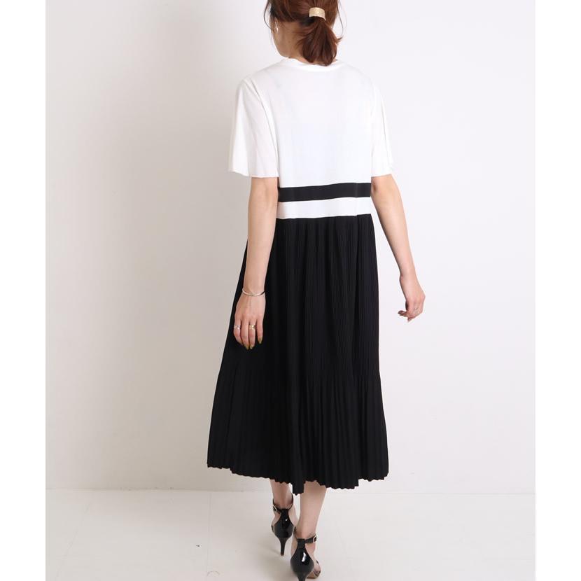 ロングワンピース 夏 半袖 黒 白 きれいめ 結婚式 レディース プリーツワンピース 04 or ジャッコランタンjackolantern 通販 Yahoo ショッピング