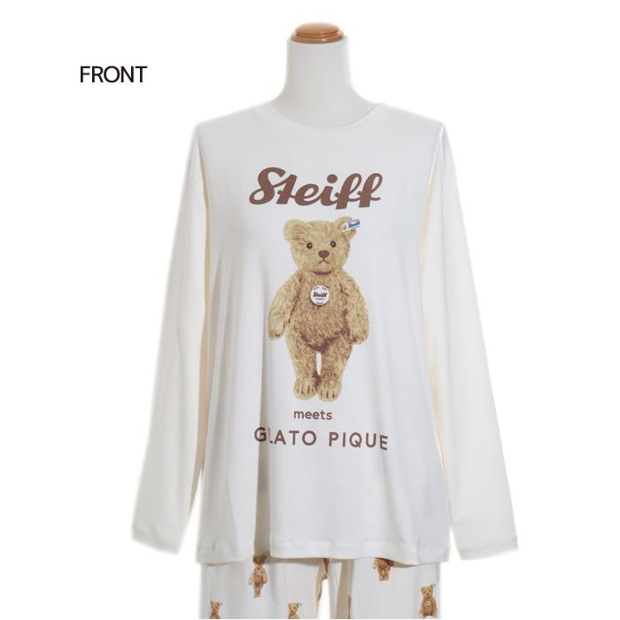 【新品】gelato pique Steiff 上下セット(タグ付き) ジェラートピケ gelato pique 【Steiff】Jimmyパーカ＆ショートパンツ