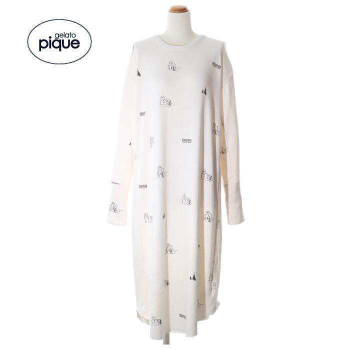 ジェラートピケ Gelato Pique スヌーピー ルームウェア ワンピース 冬 レディース 長袖 部屋着 パジャマ Room 12 Pioe ジャッコランタンjackolantern 通販 Yahoo ショッピング