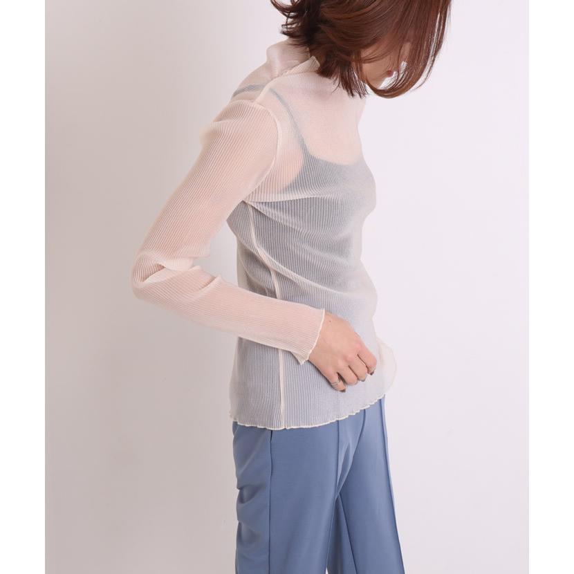 シアートップス シアーブラウス シアーシャツ 長袖 ハイネック シアー トップス インナー 93 oi ジャッコランタンjackolantern 通販 Yahoo ショッピング