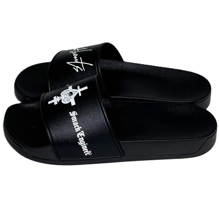 ANOVERLAY (lynch.晁直) × SMACK ENGINEER (スマックエンジニア)「Heartbeats SHOWER SANDALS」アンオーバーレイ 限定コラボ シャワーサンダル ビーチ スリッパ | SMACK ENGINEER | 02