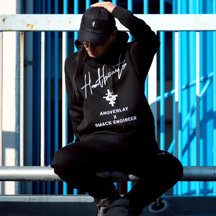 (15%OFF) ANOVERLAY (lynch.晁直) × SMACK ENGINEER (スマックエンジニア)「DOUBLE KNIT PARKA」アンオーバーレイ 限定ダンボールニットプルオーバーパーカー_16