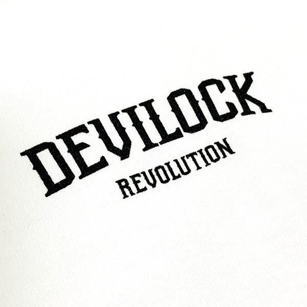 DEVILOCK デビロック「REVOLUTION WITH BOTH LOGO RAGLAN TEE」ラグランＴシャツ 七分袖 黒白 ブラックホワイト スカル ドクロ メンズレディース Rogia | DEVILOCK | 11