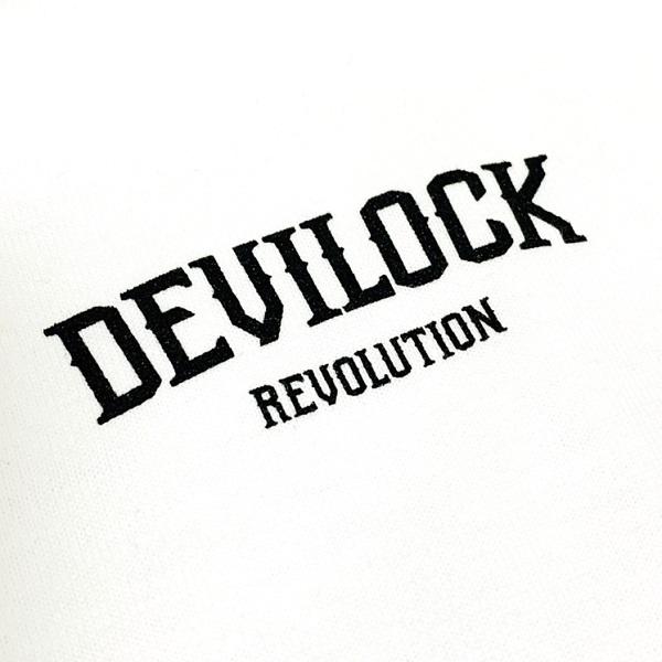 DEVILOCK デビロック「REVOLUTION WITH BOTH LOGO RAGLAN TEE」ラグランＴシャツ 七分袖 黒白 ブラックホワイト スカル ドクロ メンズレディース Rogia | DEVILOCK | 09