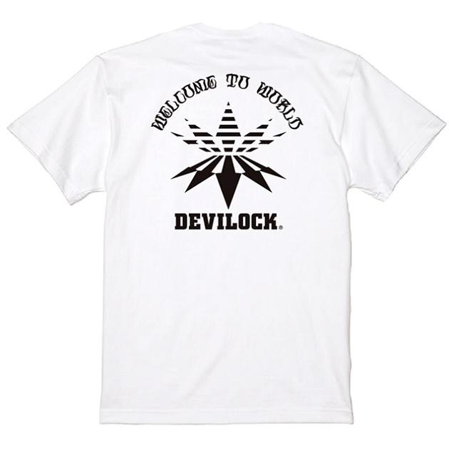 DEVILOCK デビロック「DAIMLER & VECTOR TEE」半袖Ｔシャツ ビッグ 黒白 ブラックホワイト ロゴ バックプリント スカル メンズレディース Rogia | DEVILOCK | 04