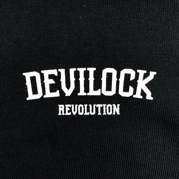 (再入荷) DEVILOCK デビロック「BOTH LOGO COBRA HOODIE」プルオーバーパーカー オーバーサイズ スウェット 両袖 バックプリント 黒 ブラック 蛇 ヘビ コブラ | DEVILOCK | 06