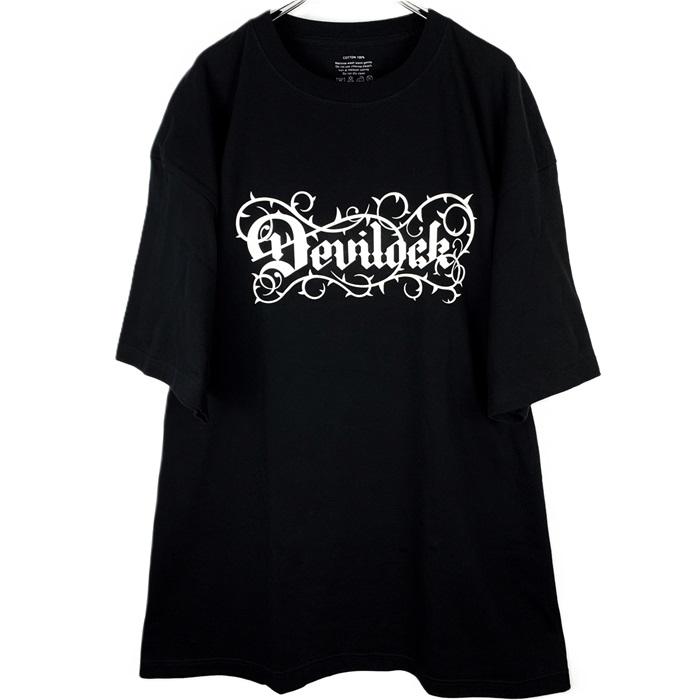 DREvil Tシャツ ブラック　激レア　美品 DEVILOCK (10%OFF) デビロック「Rogia限定 THORN TEE」半袖Tシャツ