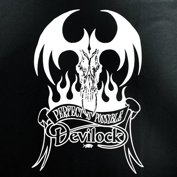 DEVILOCK デビロック「FIRE TATTOO DRY TEE」半袖ドライTシャツ 速乾 夏 涼しい オーバーサイズ ビッグ BIG デビル 悪魔 炎 黒 ブラック メンズレディース Rogia | DEVILOCK | 03
