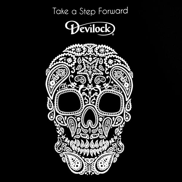 DEVILOCK デビロック「MEXICAN SKULL TEE」半袖Tシャツ オーバーサイズ 黒白 ブラック ホワイト スカル ドクロ ロゴ メンズレディース BIG ビッグT バンド Rogia | DEVILOCK | 05