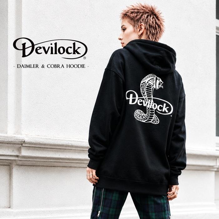 DEVILOCK デビロック「DAIMLER & COBRA HOODIE」プルオーバーパーカー オーバーサイズ ビッグ 裏パイルスウェット バックプリント 蛇 ヘビ コブラ スネーク | DEVILOCK | 03