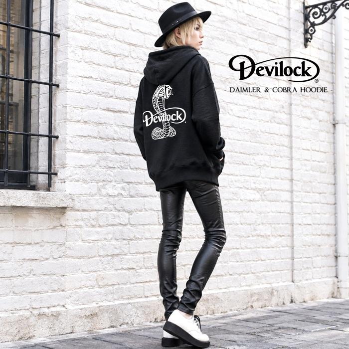 DEVILOCK デビロック「DAIMLER & COBRA HOODIE」プルオーバーパーカー オーバーサイズ ビッグ 裏パイルスウェット バックプリント 蛇 ヘビ コブラ スネーク | DEVILOCK | 04