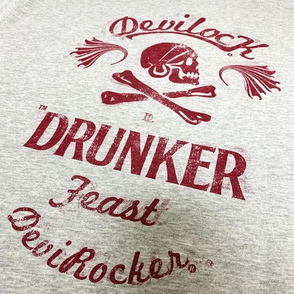 DEVILOCK デビロック「DEVILOCK DRUNKER SWEAT」スウェット トレーナー 長袖 黒 ブラック グレー スカル ドクロ オーバーサイズ ビッグ バックプリント バイカー | DEVILOCK | 10