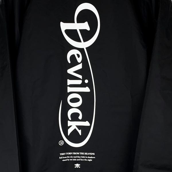 DEVILOCK デビロック「VERTICAL DAIMLER COACH JACKET」コーチジャケット ジャンパー ウインドブレーカー ナイロン 軽量 黒ブラック スカル ドクロ Rogia | DEVILOCK | 05