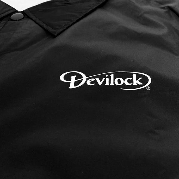 DEVILOCK デビロック「VERTICAL DAIMLER COACH JACKET」コーチジャケット ジャンパー ウインドブレーカー ナイロン 軽量 黒ブラック スカル ドクロ Rogia | DEVILOCK | 04