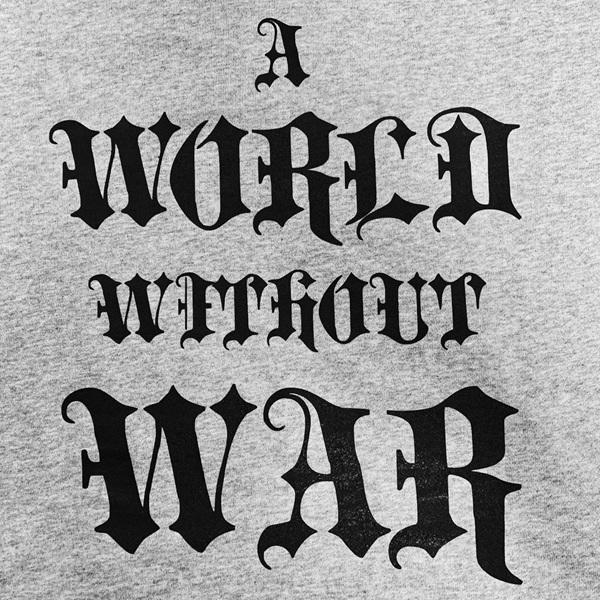 DEVILOCK デビロック「A WORLD WITHOUT WAR HOODIE」プルオーバーパーカー オーバーサイズフーディー 裏パイルスウェット 黒ブラック XL 2L3L4L バックプリント | DEVILOCK | 08