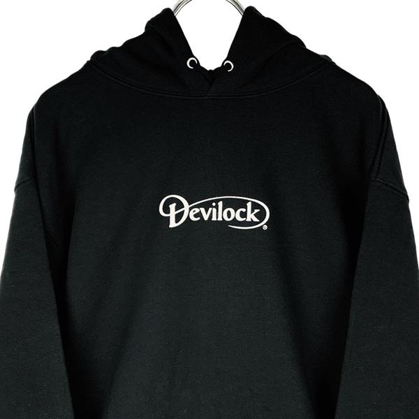 DEVILOCK デビロック「A WORLD WITHOUT WAR HOODIE」プルオーバーパーカー オーバーサイズフーディー 裏パイルスウェット 黒ブラック XL 2L3L4L バックプリント | DEVILOCK | 05