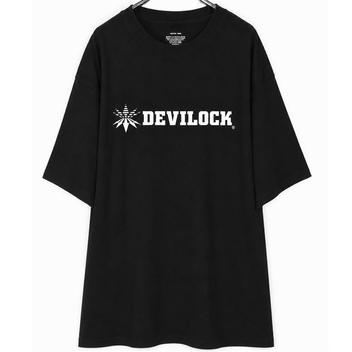 DEVILOCK デビロック「FRONT & BACK VECTOR TEE」半袖Tシャツ オーバーサイズ 黒白 ブラック ホワイト ロゴ メンズレディース BIG ビッグT バンド Rogia | DEVILOCK | 05