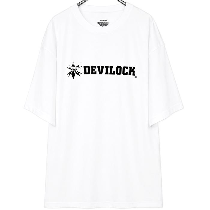 DEVILOCK デビロック「FRONT & BACK VECTOR TEE」半袖Tシャツ オーバーサイズ 黒白 ブラック ホワイト ロゴ メンズレディース BIG ビッグT バンド Rogia | DEVILOCK | 06