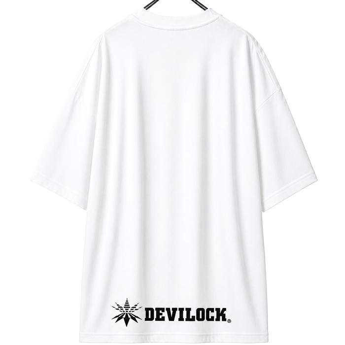 DEVILOCK デビロック「FRONT & BACK VECTOR TEE」半袖Tシャツ オーバーサイズ 黒白 ブラック ホワイト ロゴ メンズレディース BIG ビッグT バンド Rogia | DEVILOCK | 08