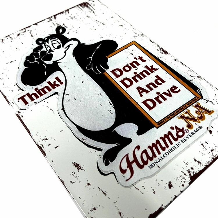 Hamm's Bear ハムズ ベア ブリキ看板 メタルサインプレート サインボード アメリカン雑貨 ビンテージ ヴィンテージ ナンバープレート A4 アートパネル ギフト |  | 02
