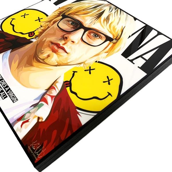 NIRVANA ニルヴァーナ (7) Kurt Cobain カート コバーン「ポップアート