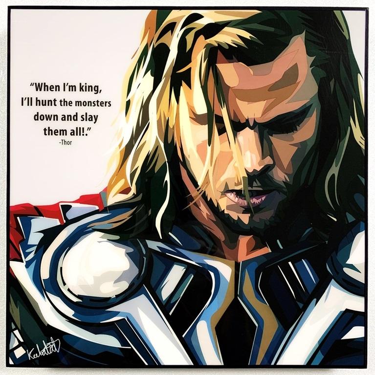 Thor (1) マイティ ソー「ポップアートパネル Keetatat Sitthiket