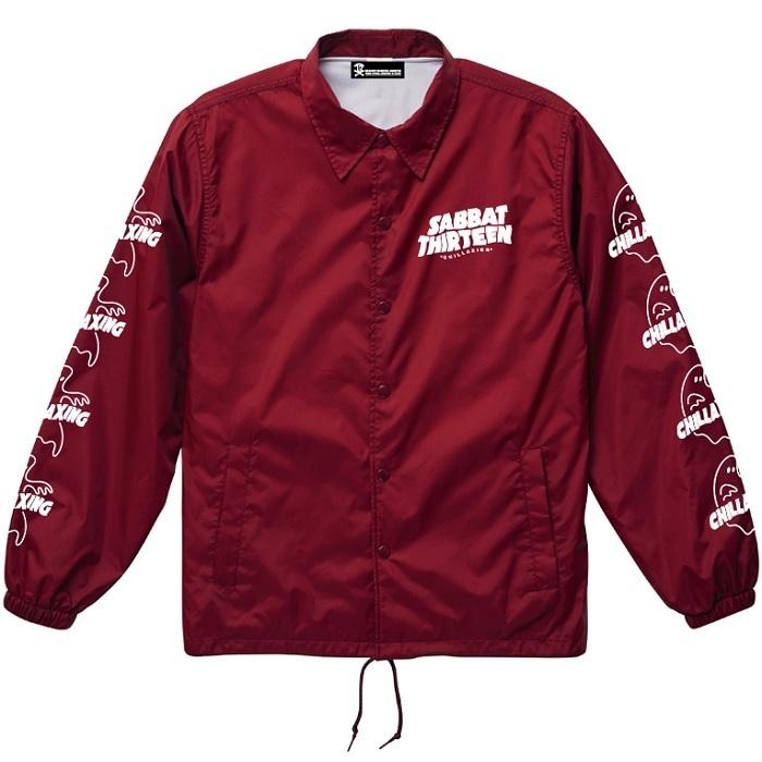 有名ブランド パンクロック Punkrock メンズレディース バンド ギフト ドクロ スカル ワインレッド ブラック 黒赤 アウター ナイロン Jkt ゴーストコーチジャケット Coach サバト13 Ghost サバトサーティーン Sabbat13 ステージ衣装 ジャケット Knowledge21 Com