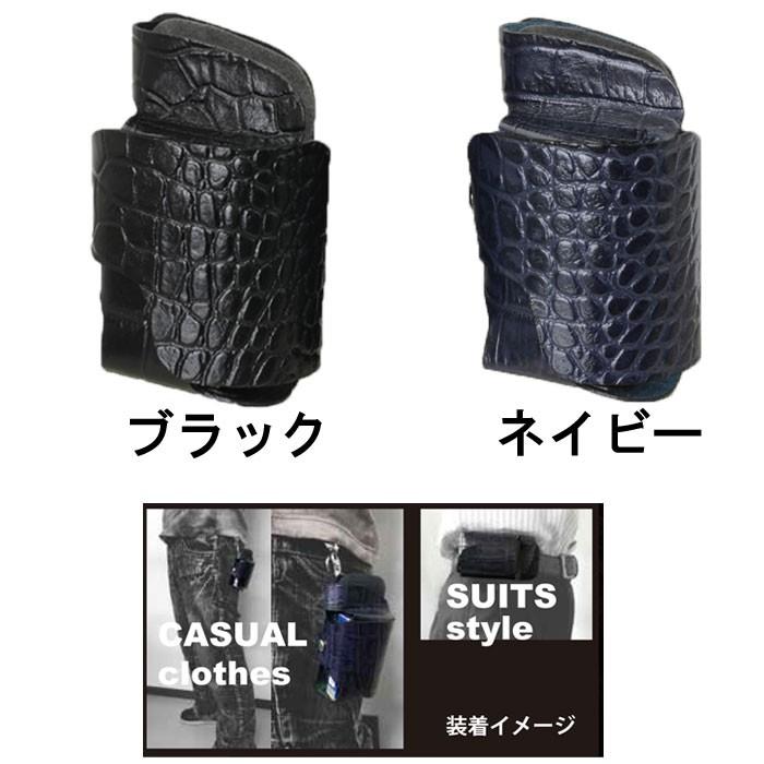 クリスマス　（50％OFF）値下げしました アイコス ケース iQOS レザー電子タバコケース 本牛革 クロコ型押し iQOS ヒートスティック 収納可能 送料無料 |  | 06