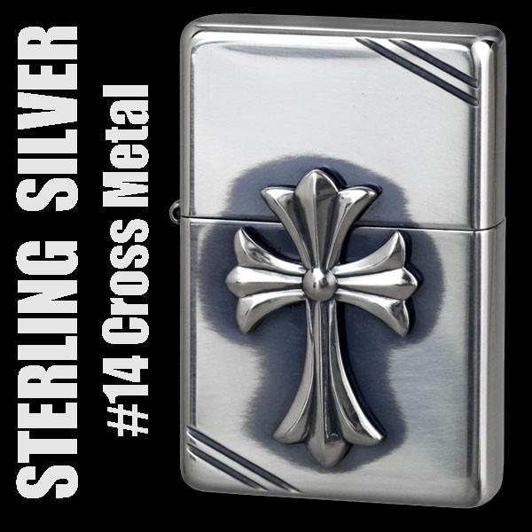 舟型トート zippo(ジッポーライター)#14スターリング純銀クロスメタル