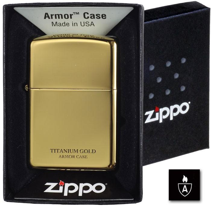 zippo armor (アーマージッポーライター)UNMiX アンミックス ゴールドチタン 162（ネコポス対応）