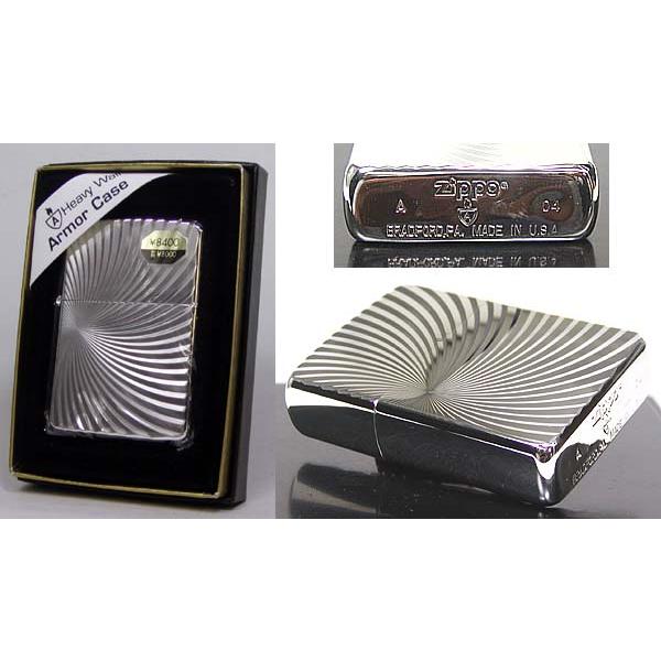 ZIPPO（ジッポー） アーマー ジッポーライター 両面深彫りスパイラル 