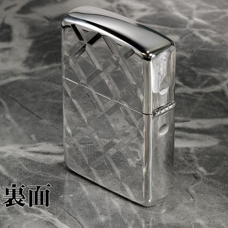 ZIPPO（ジッポー） アーマー ジッポーライター 両面深堀り ダイヤ 