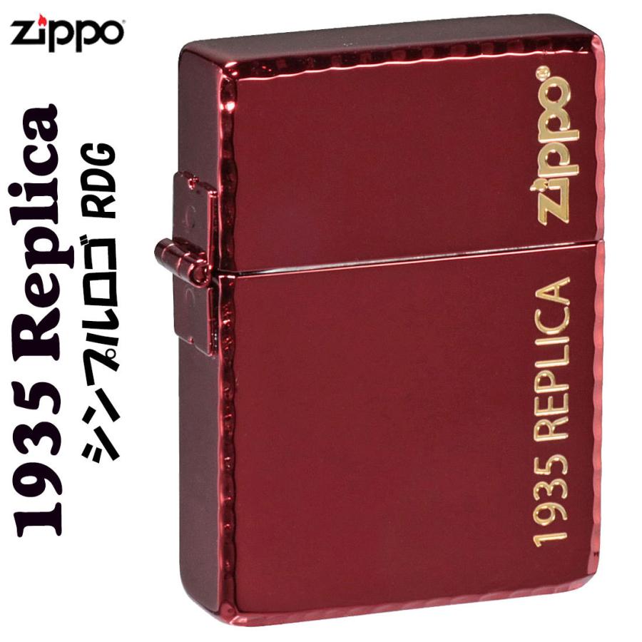 ZIPPO(ジッポーライター) 1935年レプリカ シンプル ロゴ ZIPPOロゴ入り RDG イオンレッド金差し 送料無料（ネコポス対応）  :z1935SIMPLE-RDG:JACKAL - 通販 - Yahoo!ショッピング