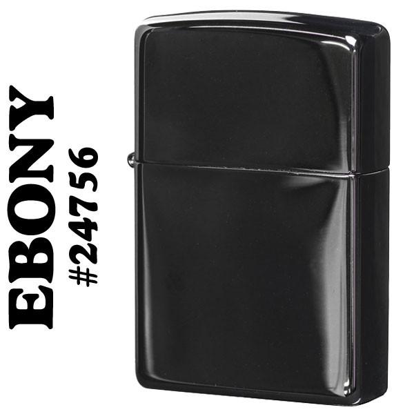 EBONY ZIPPO ジッポライター 24756エボニー 漆黒のブラック 人気