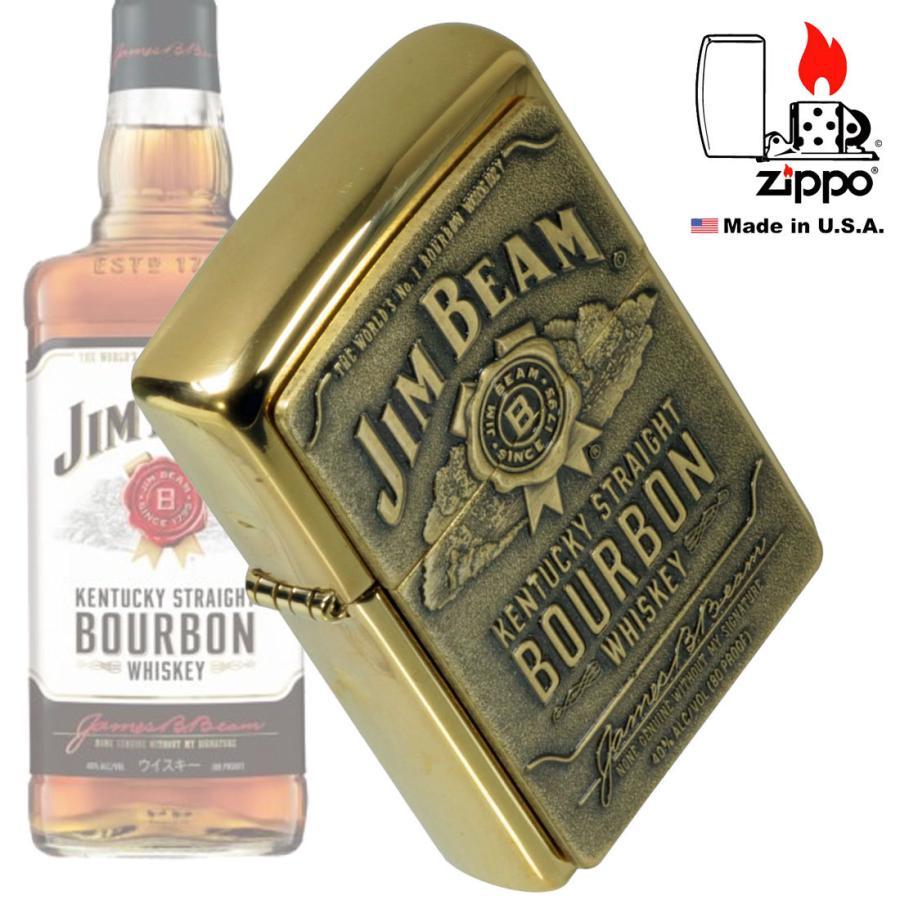 zippo ジッポーライター ジムビーム 929 酒 プレゼント ネコポス可送料無料の画像