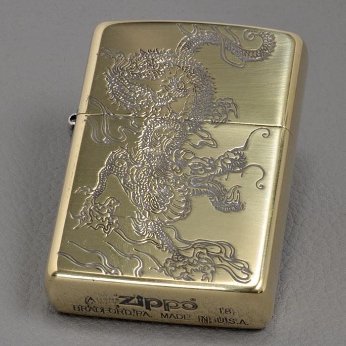 ブラスポリッシュ 父の日zippo(ジッポーライター)和柄 龍 真鍮古 ブラスポリッシュ 父の日zippo(ジッポーライター)和柄 龍 真鍮古
