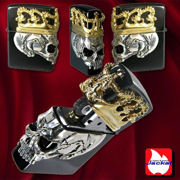 スカル（ZIPPO） zippo ジッポーライター スカル ドクロ 髑髏キング2