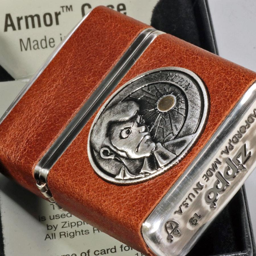 zippo ジッポーライター armor アーマー ルパン三世 ヴィンテージ・スタイル ルパン メタル加工 LP-VT-LP 送料無料の画像