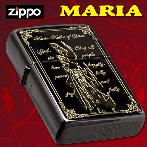 zippo ジッポ ジッポーライター 聖母マリア ブラック/ゴールド ZIPPO 送料無料（ネコポス対応）｜jackal｜02