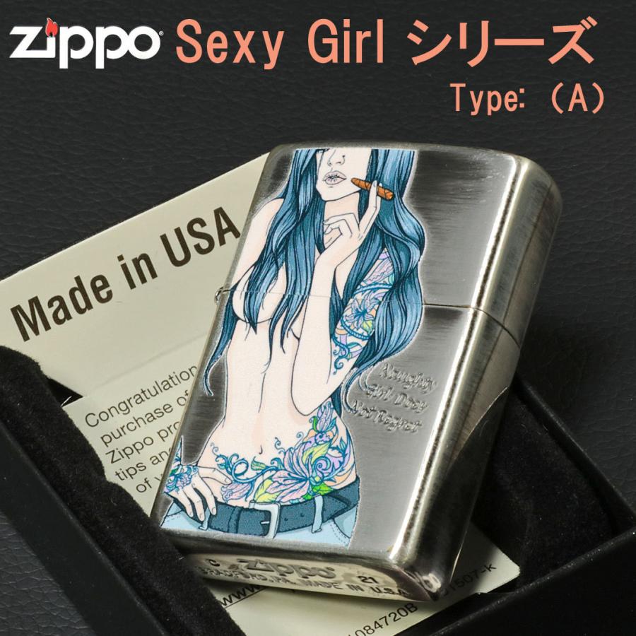 ZIPPO（ジッポー） ジッポーライターSEXY GIRL セクシーガール 銀